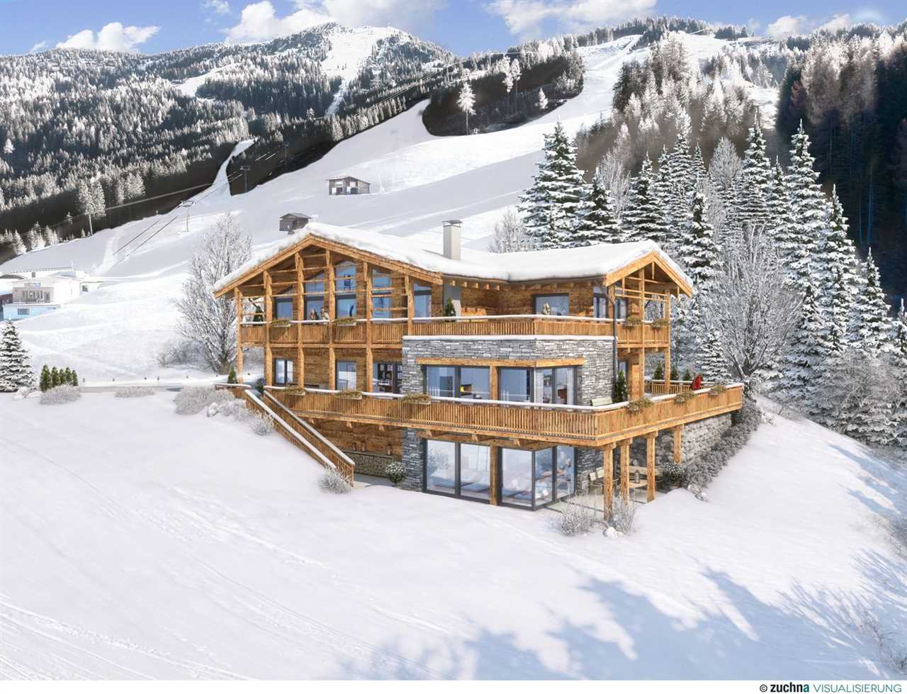 Urlaub in den Alpen Luxus Chalets kaufen und die Natur genießen