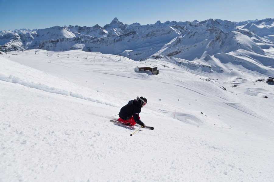 Skigebiete in den Alpen