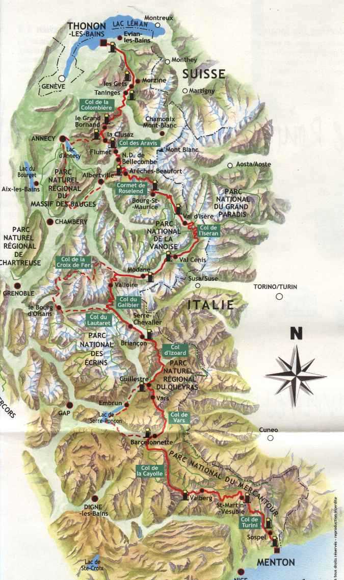 Die Route des Grandes Alpes - Campingerlebnisse entlang der Alpen