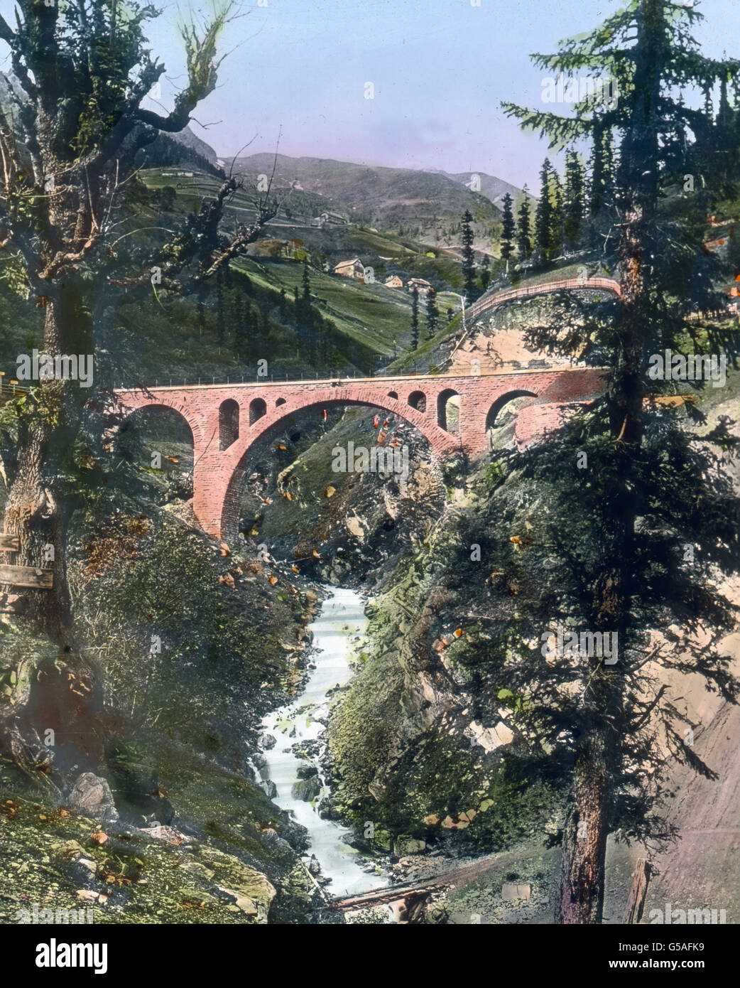 Die Geschichte der Brücken in den Alpen