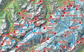 Was ist eine Alpen Hütten Karte?