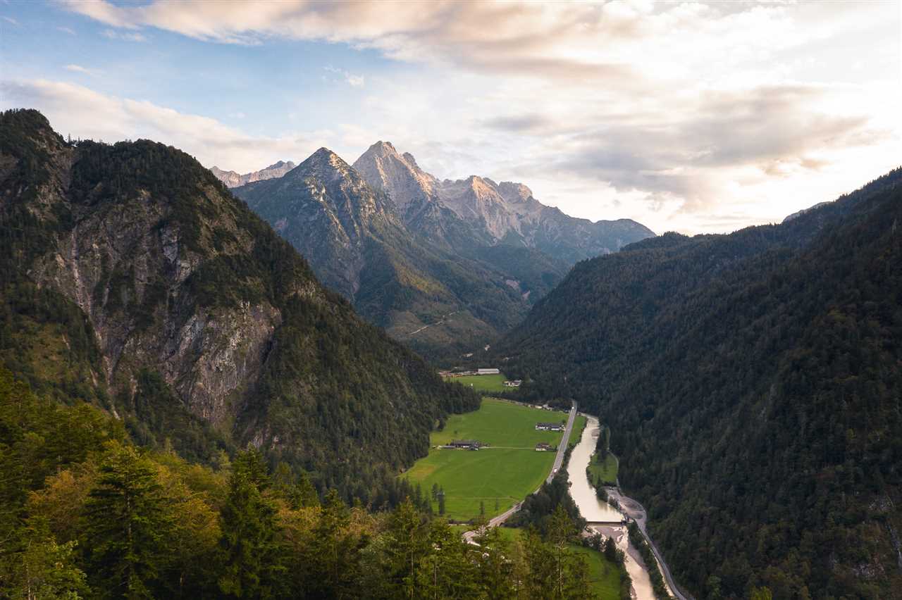 Sonnenuntergänge in den Alpen