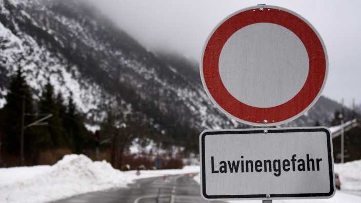 Lawinengefahr in den Alpen