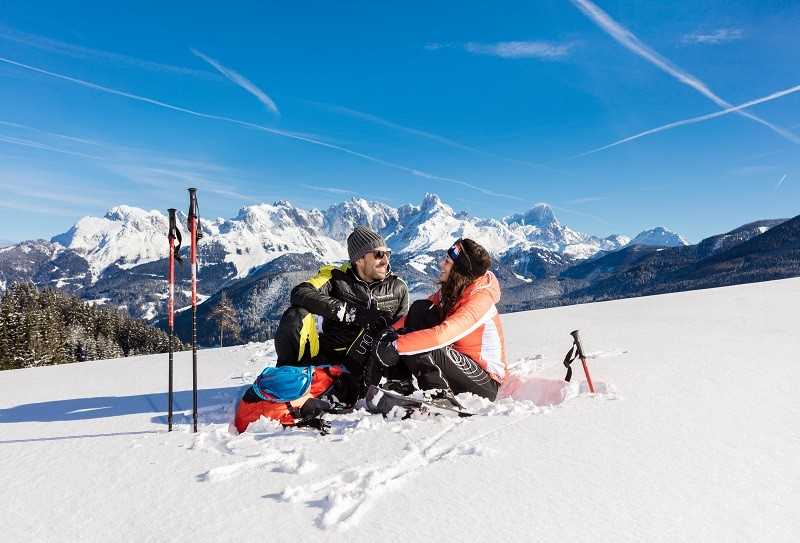 Wintertourismus in den Alpen
